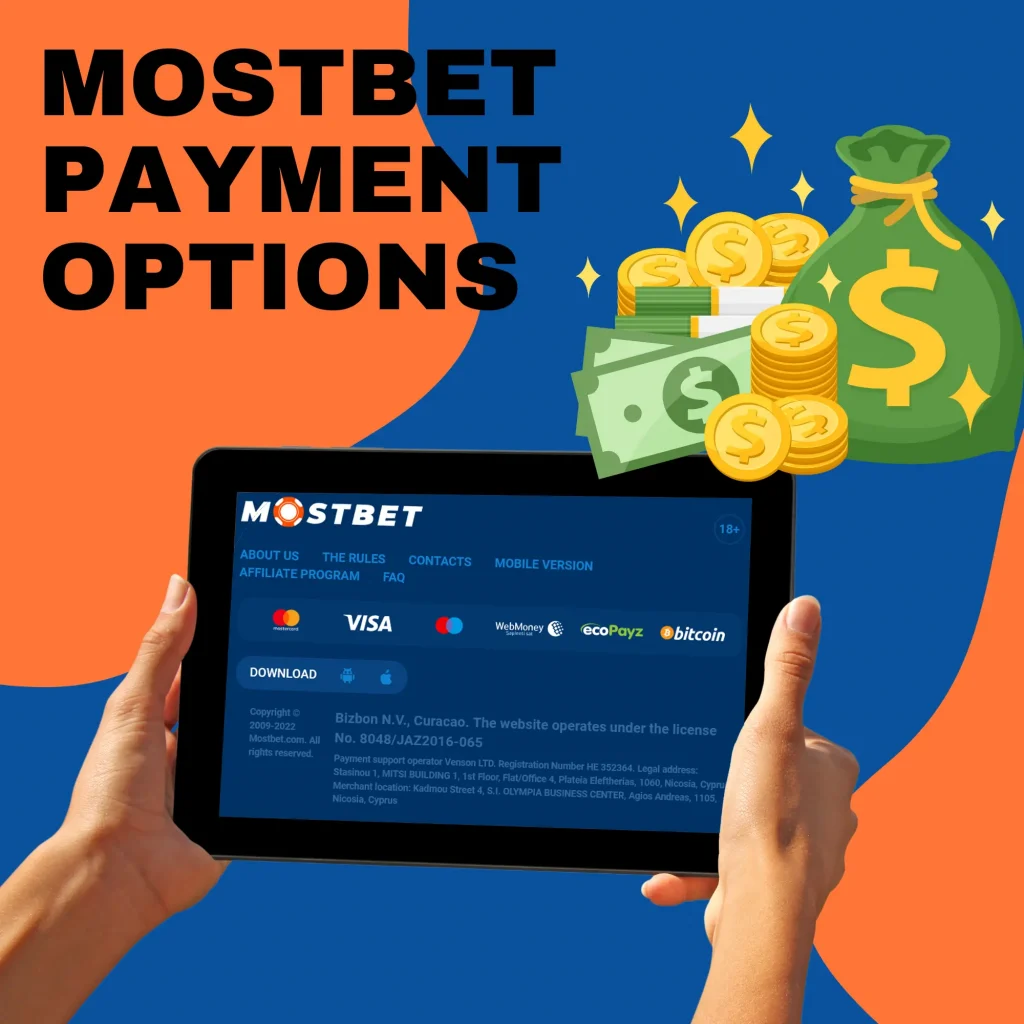 Mostbet payments options in India